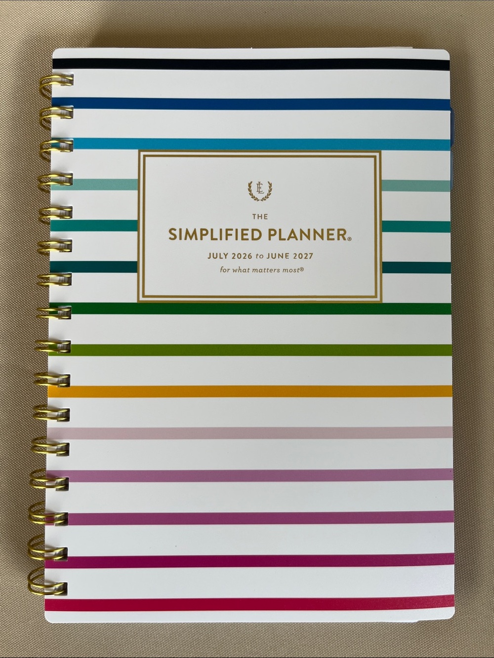 The Simplified Planner by Emily Ley 2026-2027 Weekly/Monthly Planner